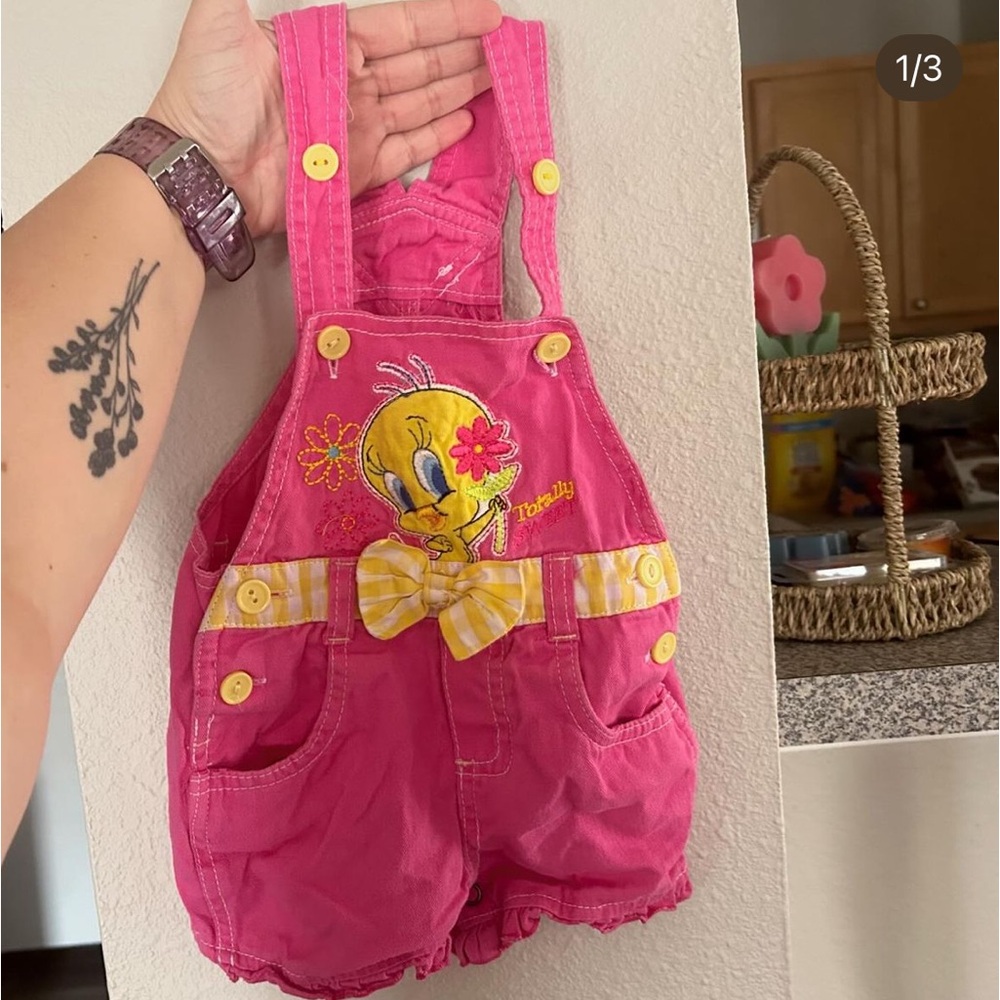 Tweety Vintage Overalls 18 months